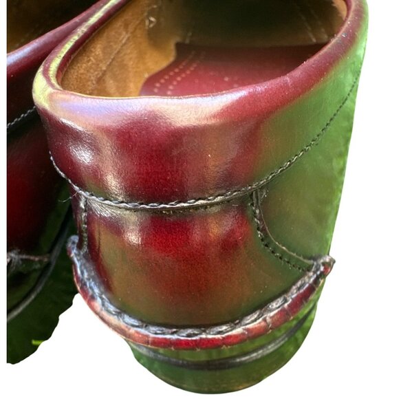 Cole Haan Mens Leather Penny Loafers Burgundy Slip-On Dress Shoes Size 11 D - Picture 6 of 6